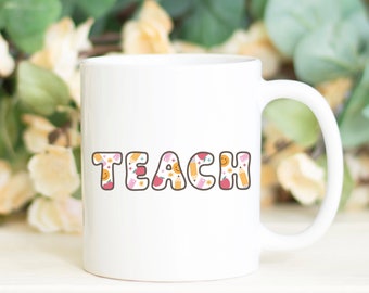 Tiny Human Tamer Mug, Teacher Appreciation Gift, Back to School Gift, Cute Teacher Mug, Half Teacher Half Coffee, Best Teacher Gift, Teacher