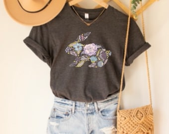 Rabbit Shirt, Easter Day Shirt, Baby Bunny Shirt, Easter Egg Hunt Shirt, Easter Bunny Shirt, Rabbit Lover Gift, Easter Teacher Shirt