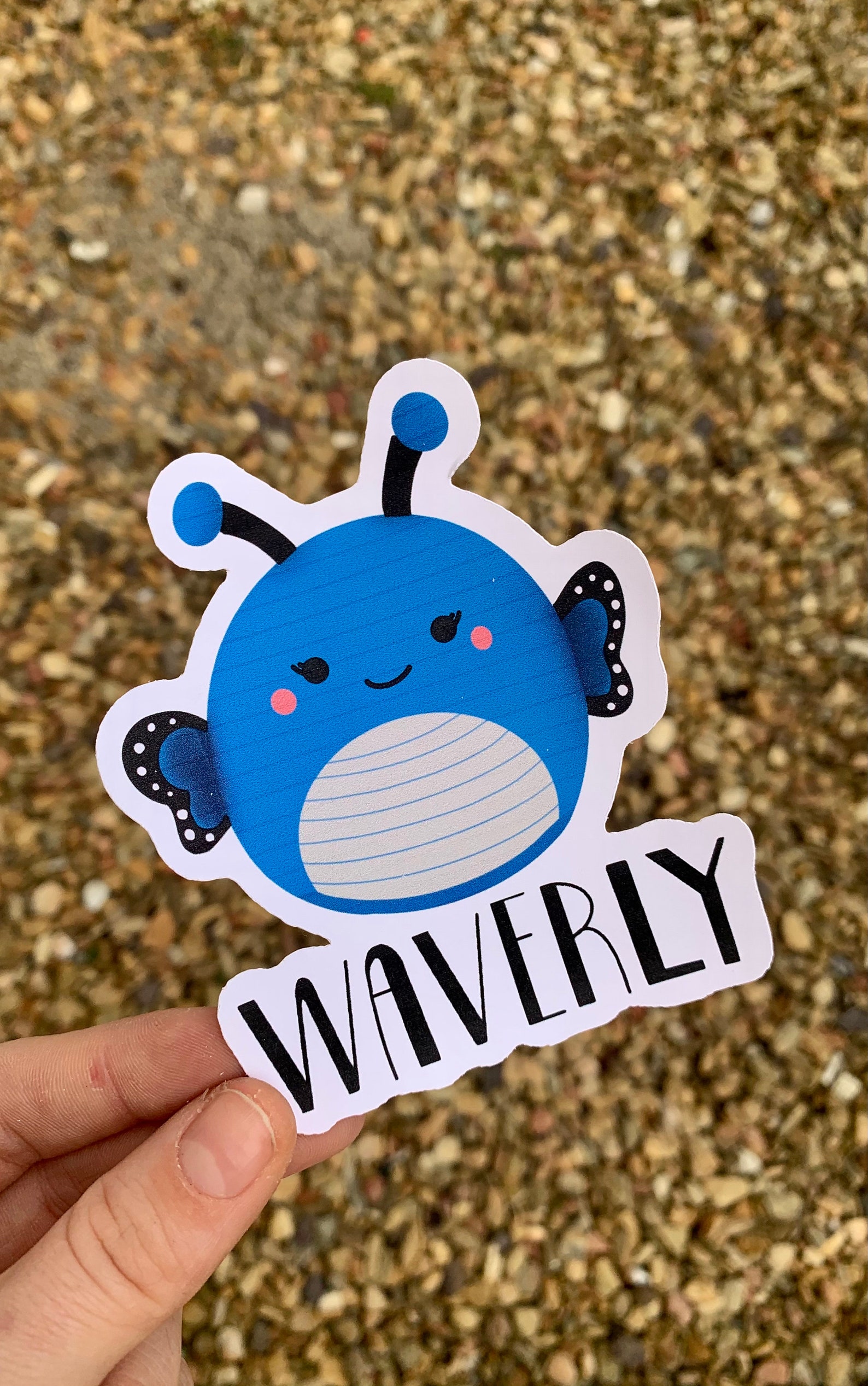 Waverly The Blue Butterfly Squishmallow Sticker | Etsy