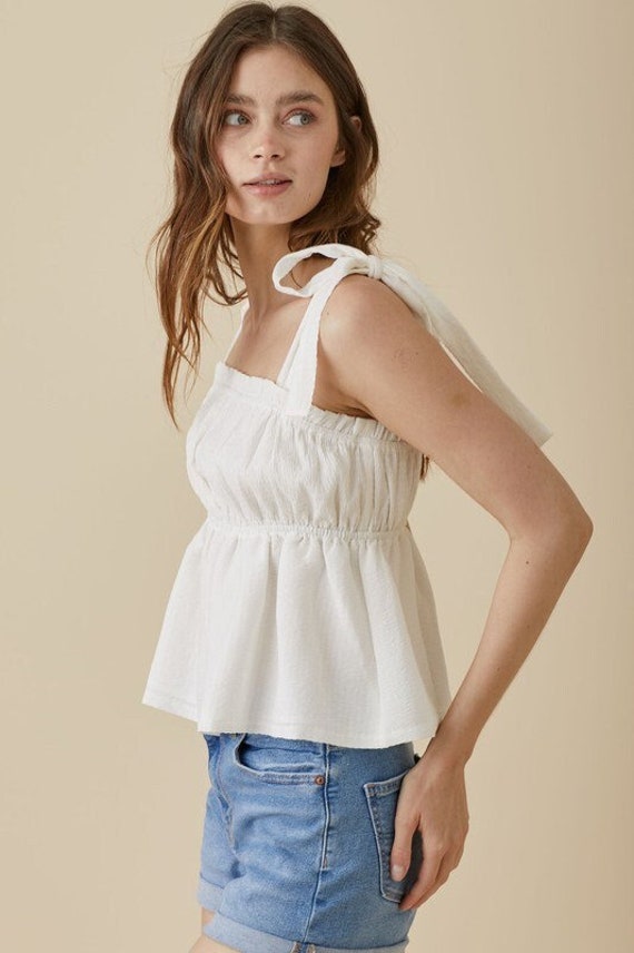 ホワイトタンクトップ 十字架刺繍 クロムハーツ十字架刺繍 ホワイト