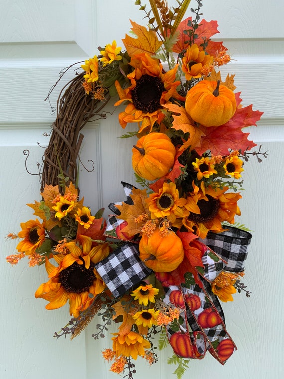 Fall Wreaths for Front Double Doors - Etsy