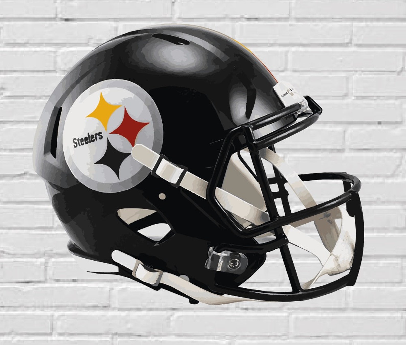 Steelers logo helmet svg pdf jpg eps png Etsy