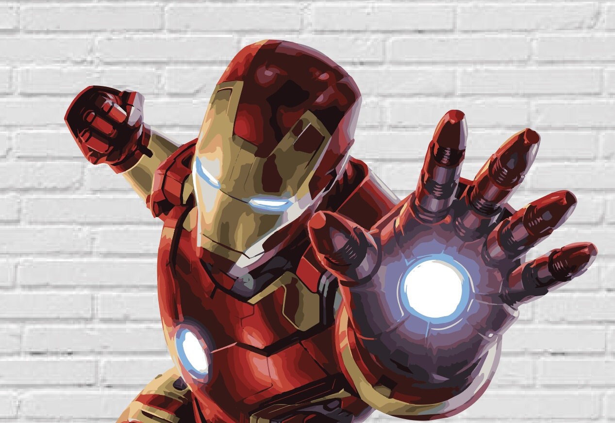 iron man svg marvel avengers superhero pdf jpg eps png etsy