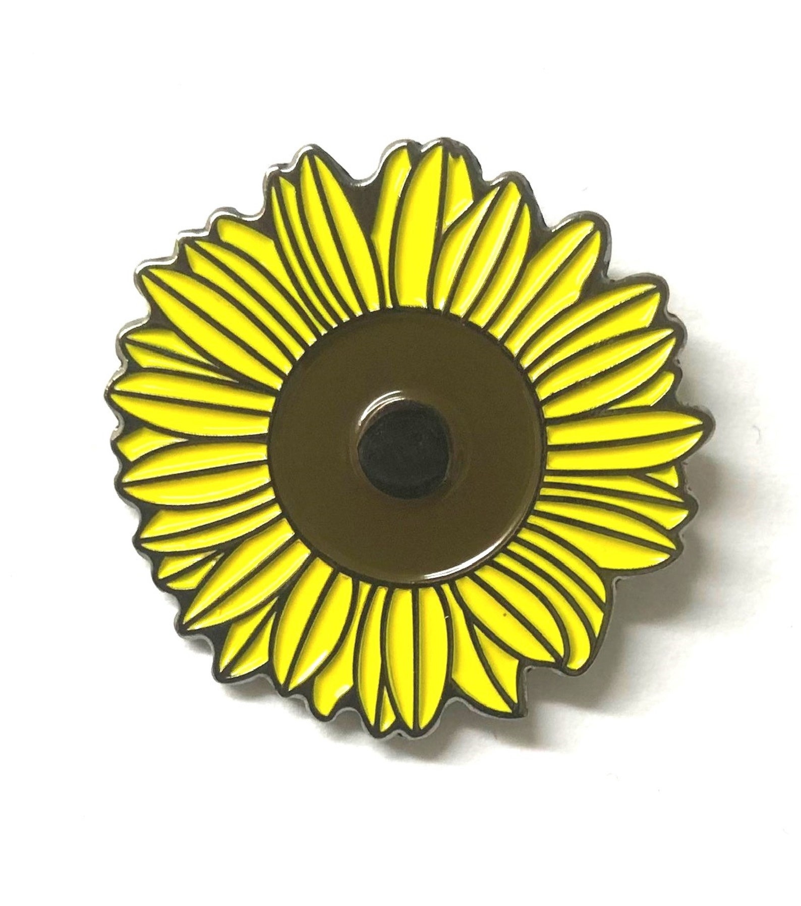 Sunflower Pin Badge Hidden Disabilities UK Company | Etsy