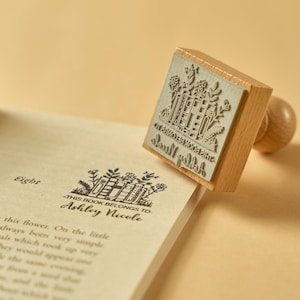TIMBRE DE LIVRE · Timbre personnalisé · Timbre auto-encreur · Timbre de bibliothèque · Timbre en caoutchouc · Cadeau d’amateur de livres