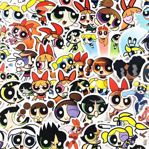 25 Pack the Powerpuff Girls Sticker Set TV Show Gift Etsy Hong Kong