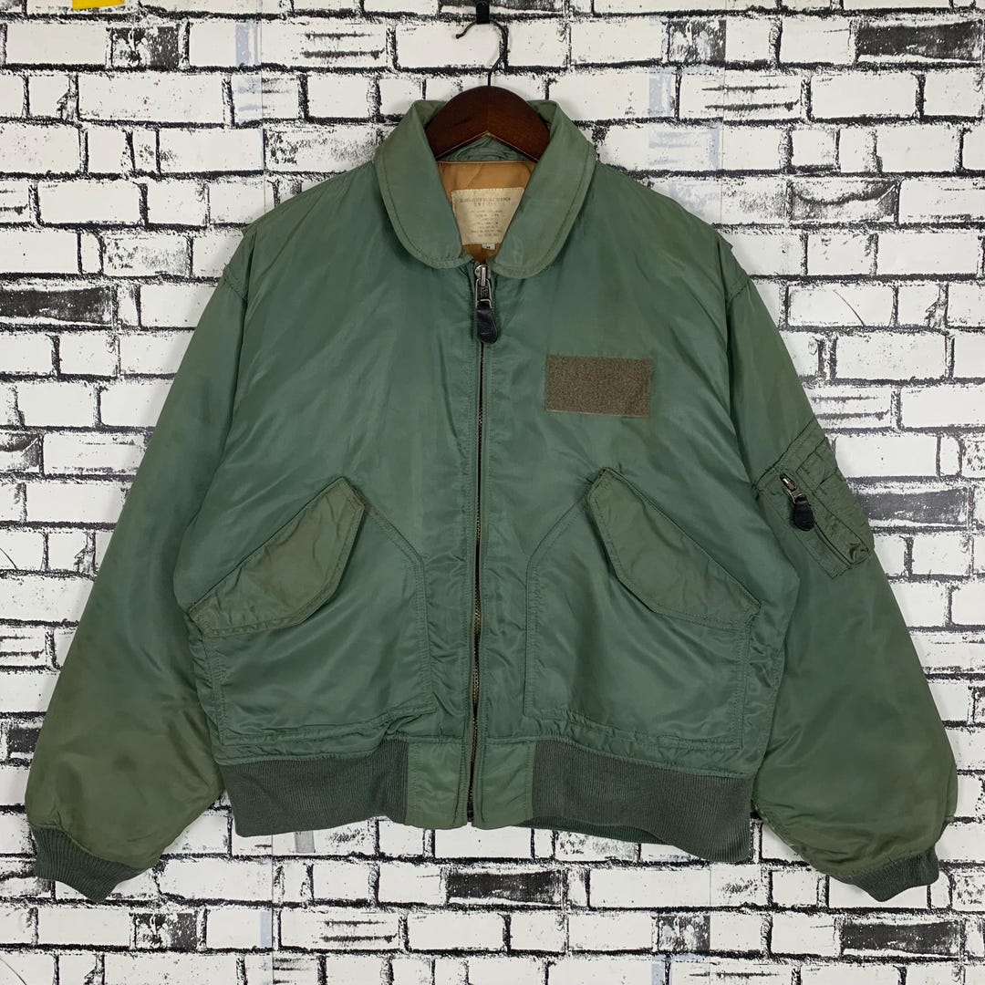 Avirex U.S Flight Bomber Jacket Type Cwu 55p Cold Weather Pilot