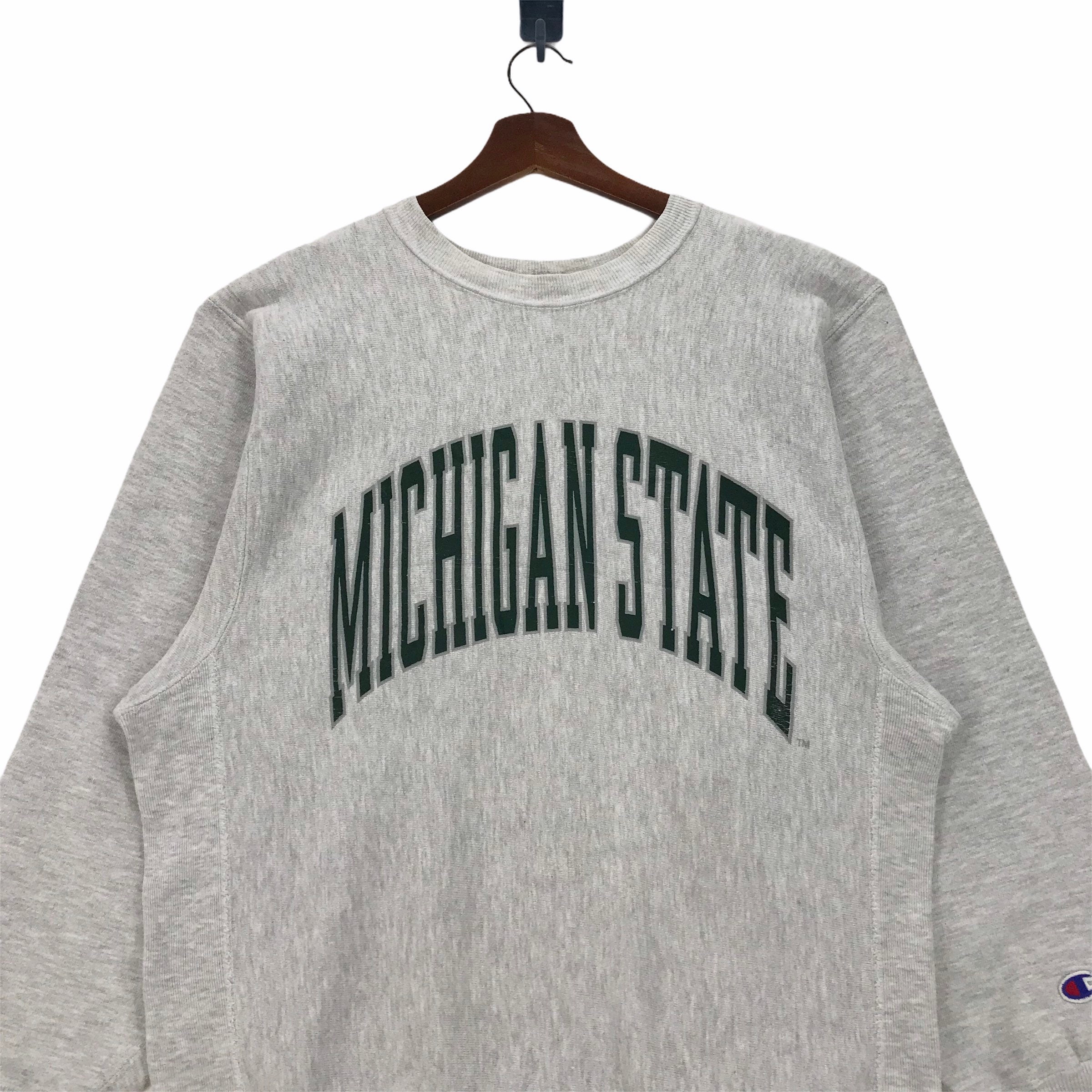 Vintage 80's Champion Reverse Weave Michigan State University
