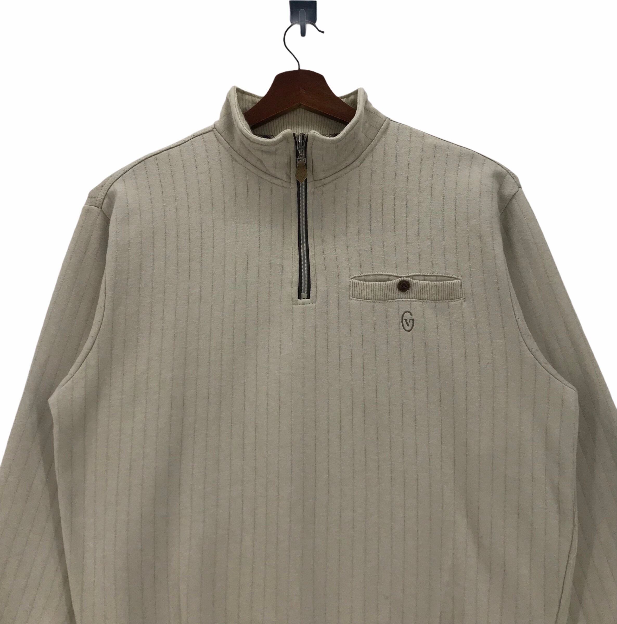 【VALENTINO】1990s Half Jip Logo S/S Knit VALENTINO】1990s Half Jip Logo S/S Knit Vintage 90s Gianni