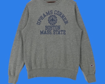 Vintage Upham's Corner Boston Sweatshirt - XLarge Pullover