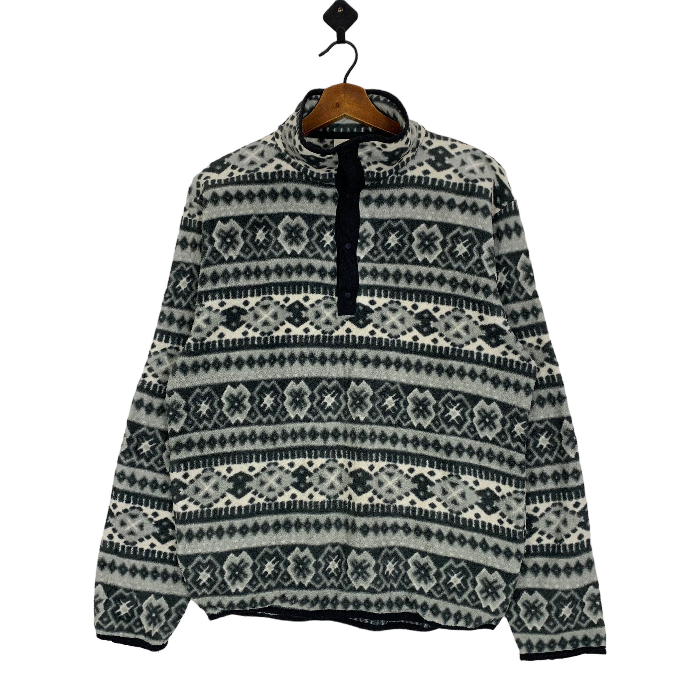 Pull homme vintage imprimé plume • Vintage Univers
