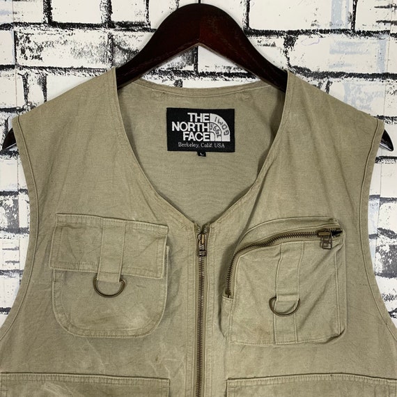 Vintage the North Face Utility Vest - Outdoor Size Large - Etsy