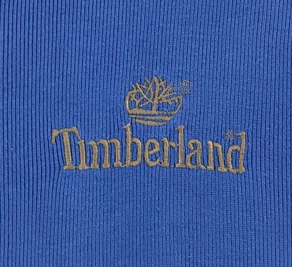 Vintage Timberland Sweatshirt Up Button Spellout … - image 3