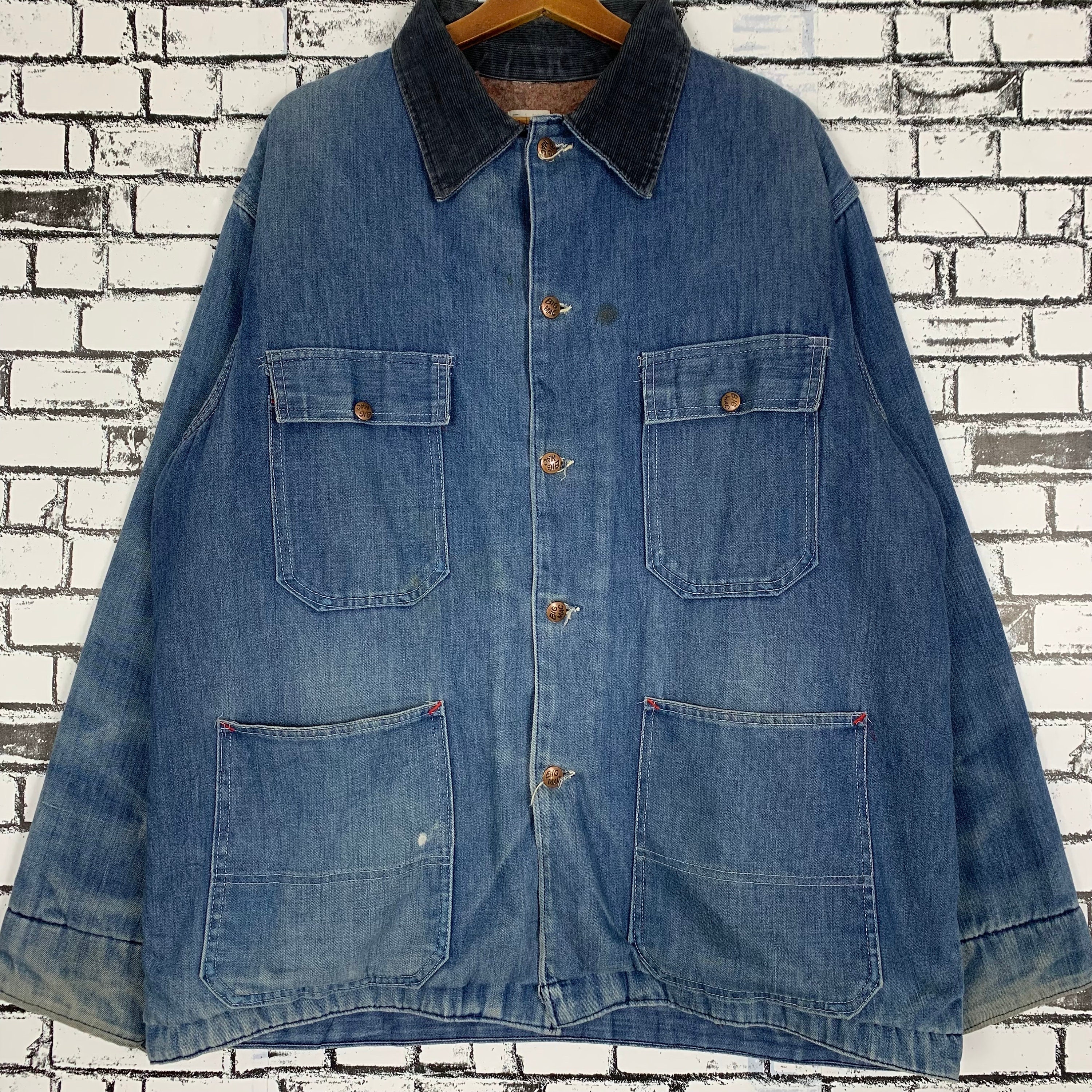 Vintage JC Penney Denim Chore Jacket Workers Jacket Size Large - Etsy