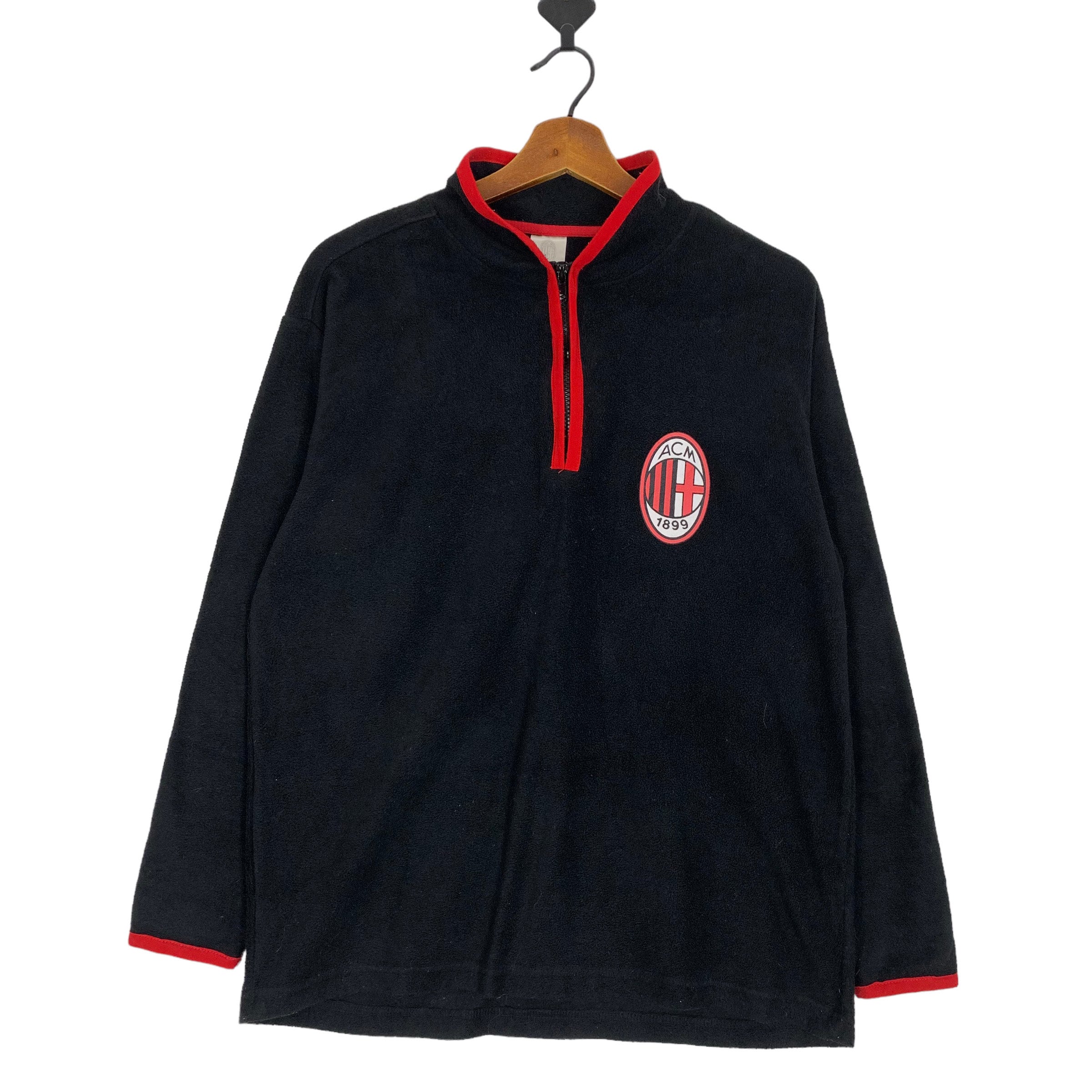 Vintage AC Milan Football Fleece Sweatshirt - Etsy
