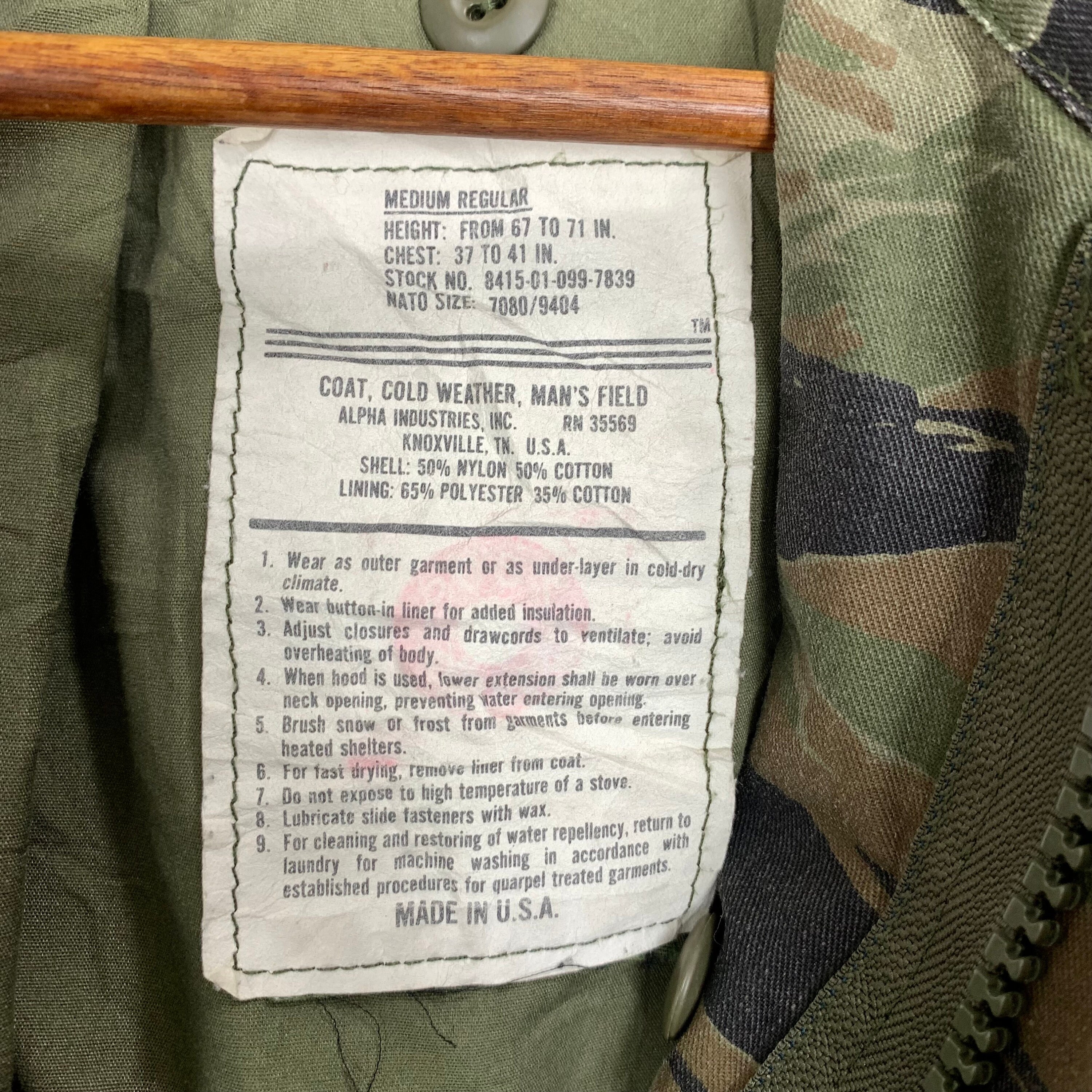Post Overall Alpha Industries Cold Weather Man Field Jacket - Etsy