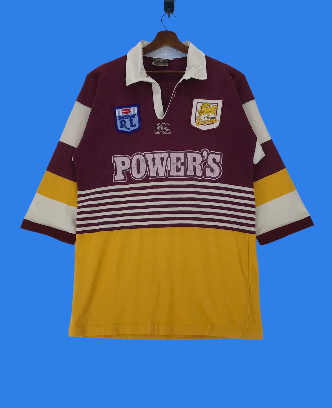 Vintage 90s Canterbury Rugby Polo Sweatshirt - Large - Etsy