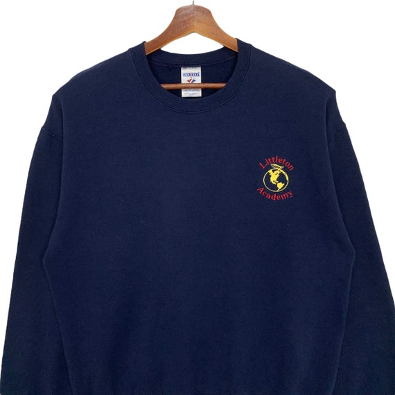 Vintage Littleton Academy Sweatshirt Crewneck Lit… - image 4