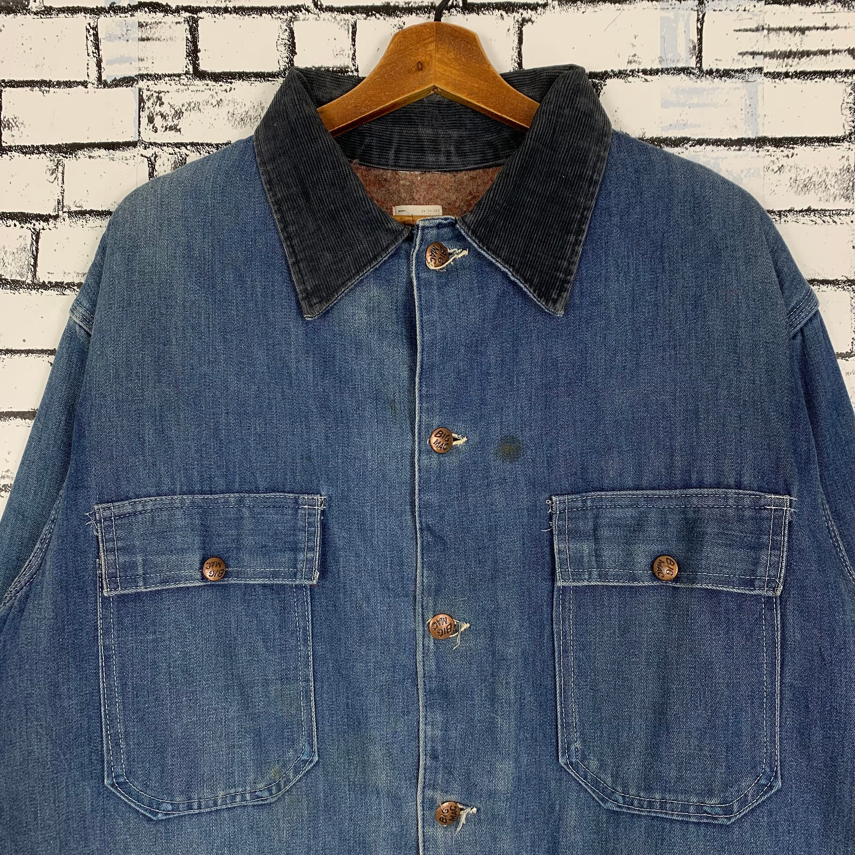 Vintage JC Penney Denim Chore Jacket Workers Jacket Size Large - Etsy