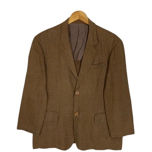 Y's Yohji Yamamoto Blazer: Linne bomullsjacka bild 1