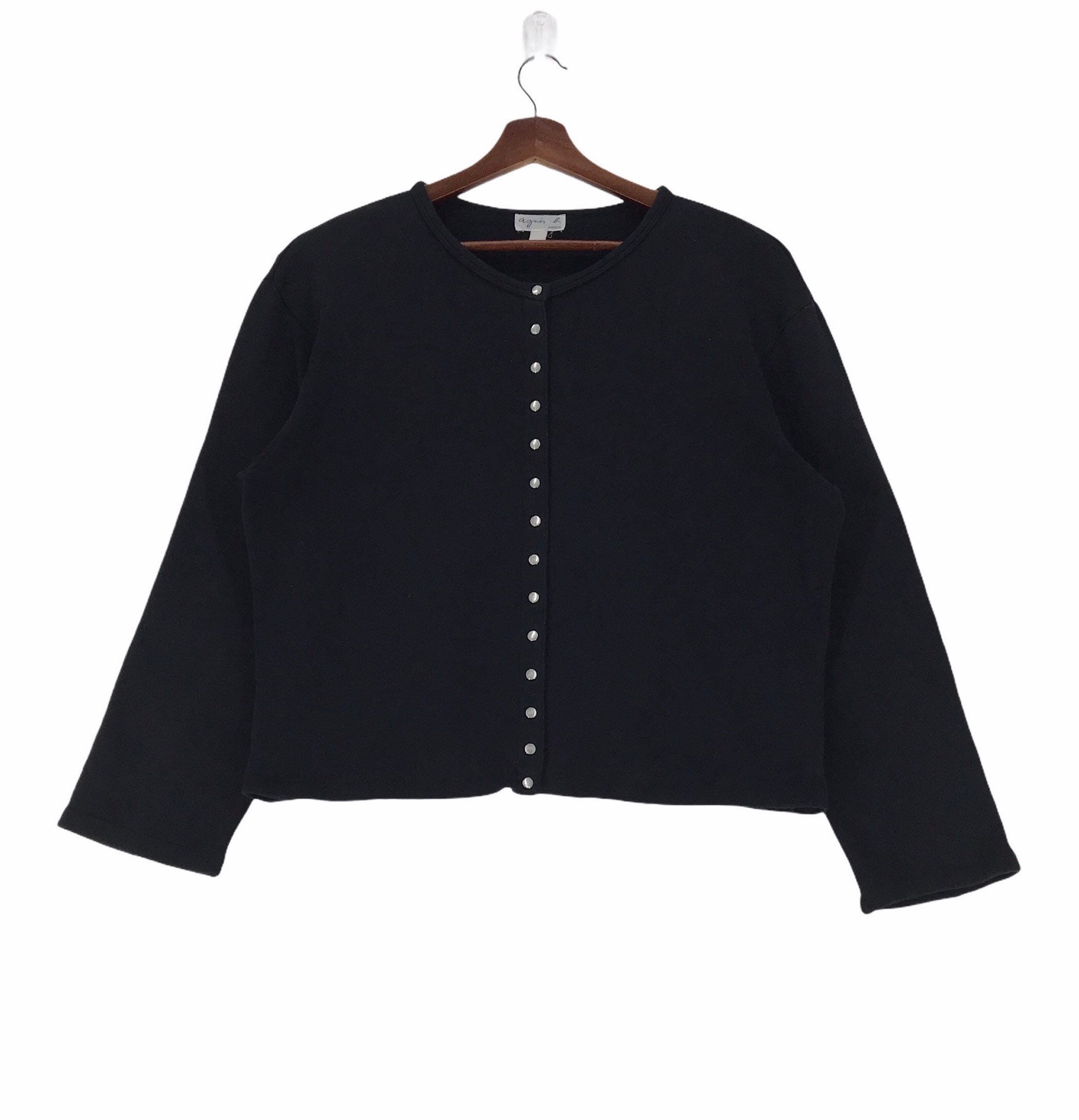 トップス 90s agnes b. knit cardigan トップス 90s agnes b. knit cardigan Vintage Agnes B Cardigan