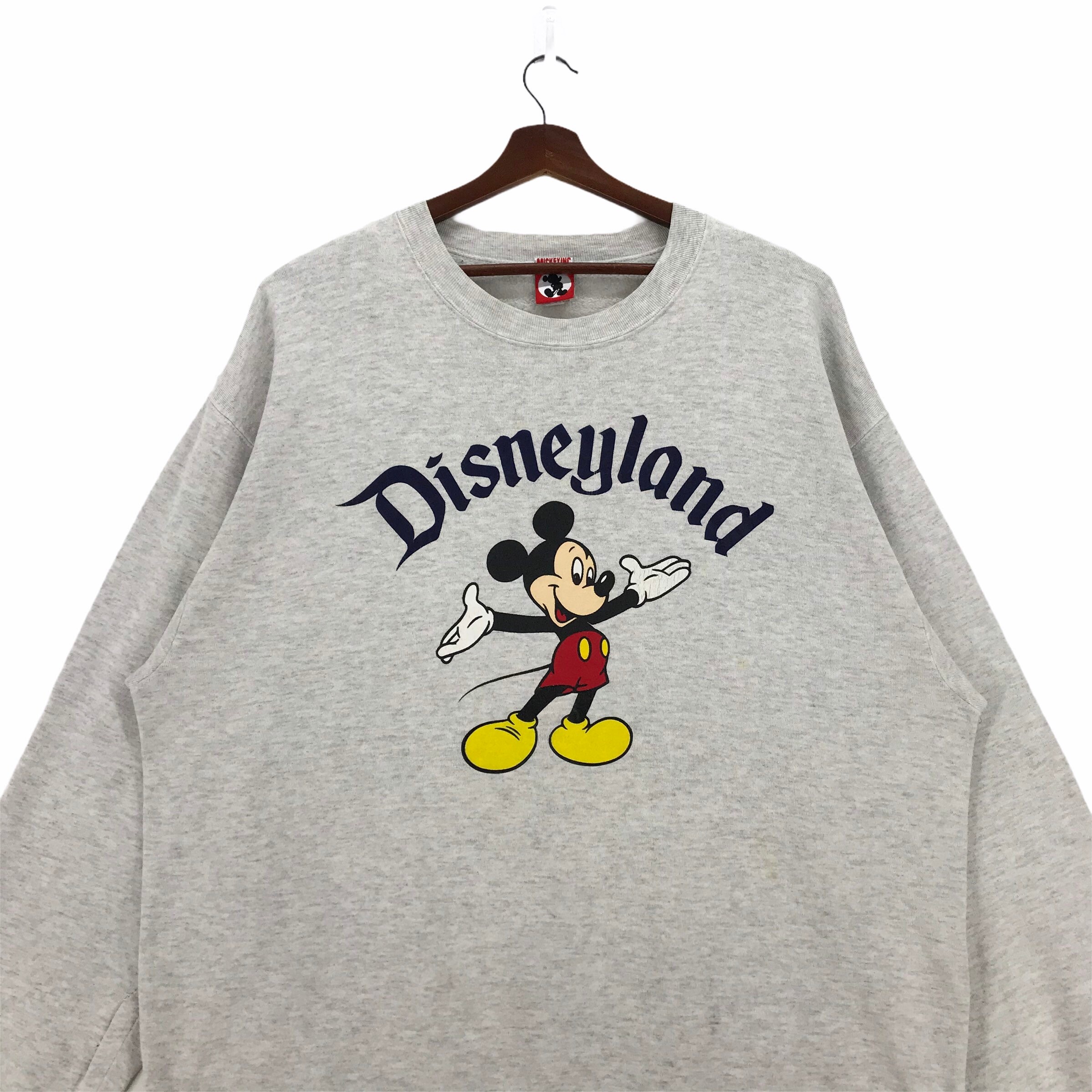 Vintage 90s Mickey Mouse Disneyland Sweatshirt Spellout