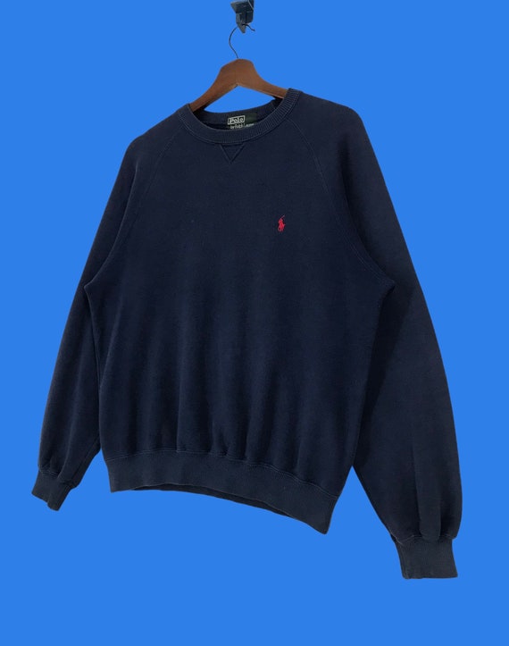 Vintage Polo Small Logo Crewneck Sweatshirt Polo by Ralph Lauren Pullover Jumper Medium Size Vintage Sweatshirt. Etsy