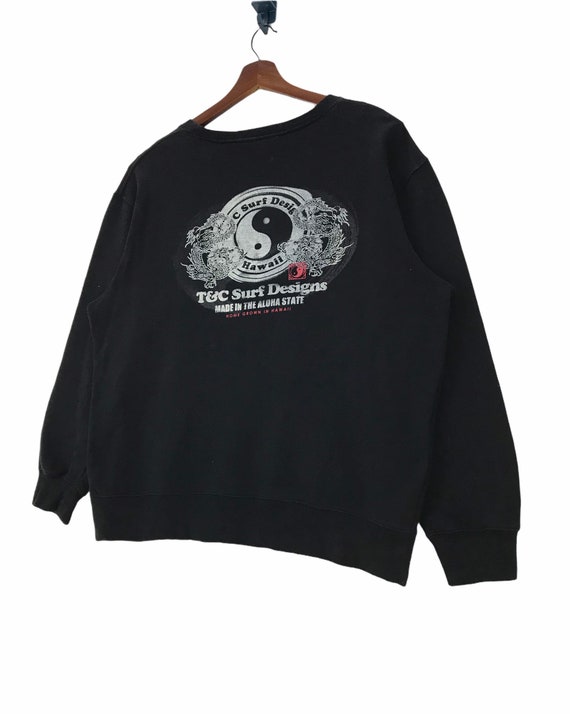 Vintage T C Surf Designs Hawaii Sweatshirt Surf Desig Gem