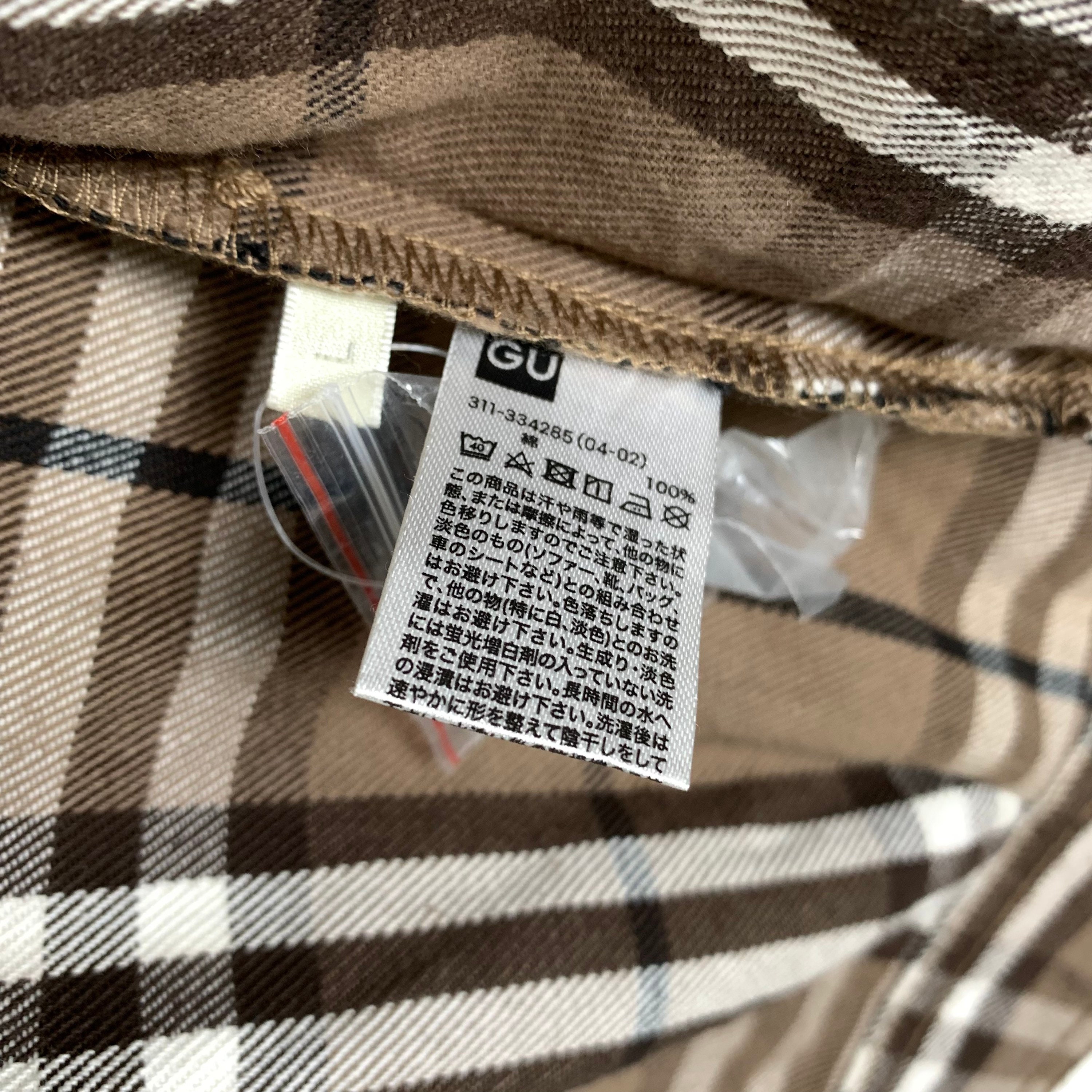 Gu Jacket Button up Gu Plaid Flannel Casual Wear Designer Gu Jacket Button up Gu Plaid Flannel Casual Wear Designer