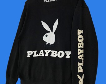 ヴィンテージ プレイボーイ スウェットシャツ、刺繍入りビッグロゴ