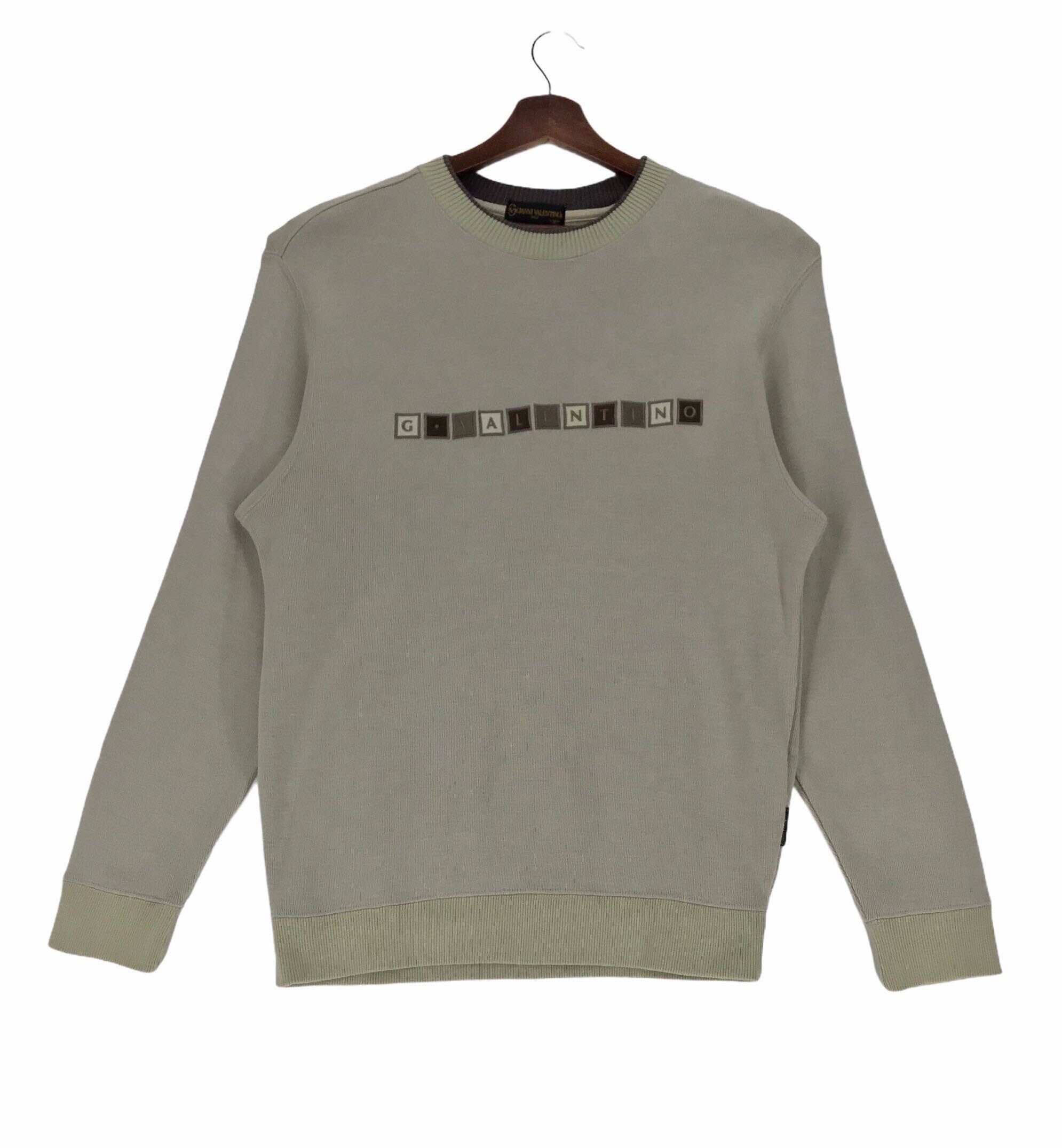 Vintage 90s Gianni Valentino Sweatshirt Crewneck Embroidery - Etsy