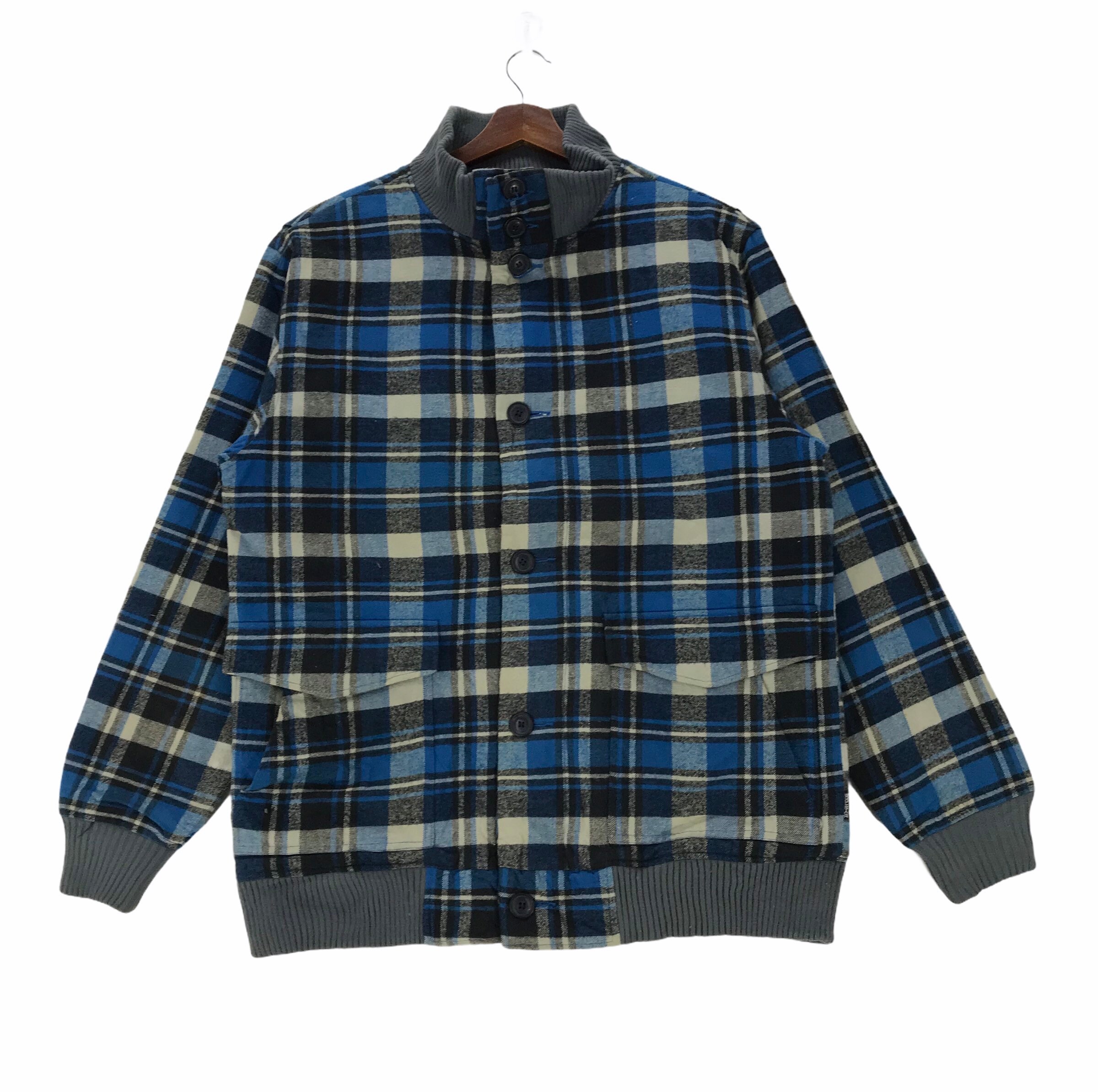 ジャケット・アウター 90's J.Crew Tartan Check Wool Coat M ジャケット・アウター 90's J.Crew Tartan Check Wool Coat M