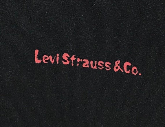 Vintage Levis Strauss & co Sweatshirt Spellout Fr… - image 7