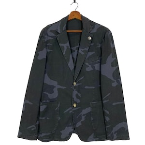 Vintage Hydrogen Camouflage Jacket Blazer