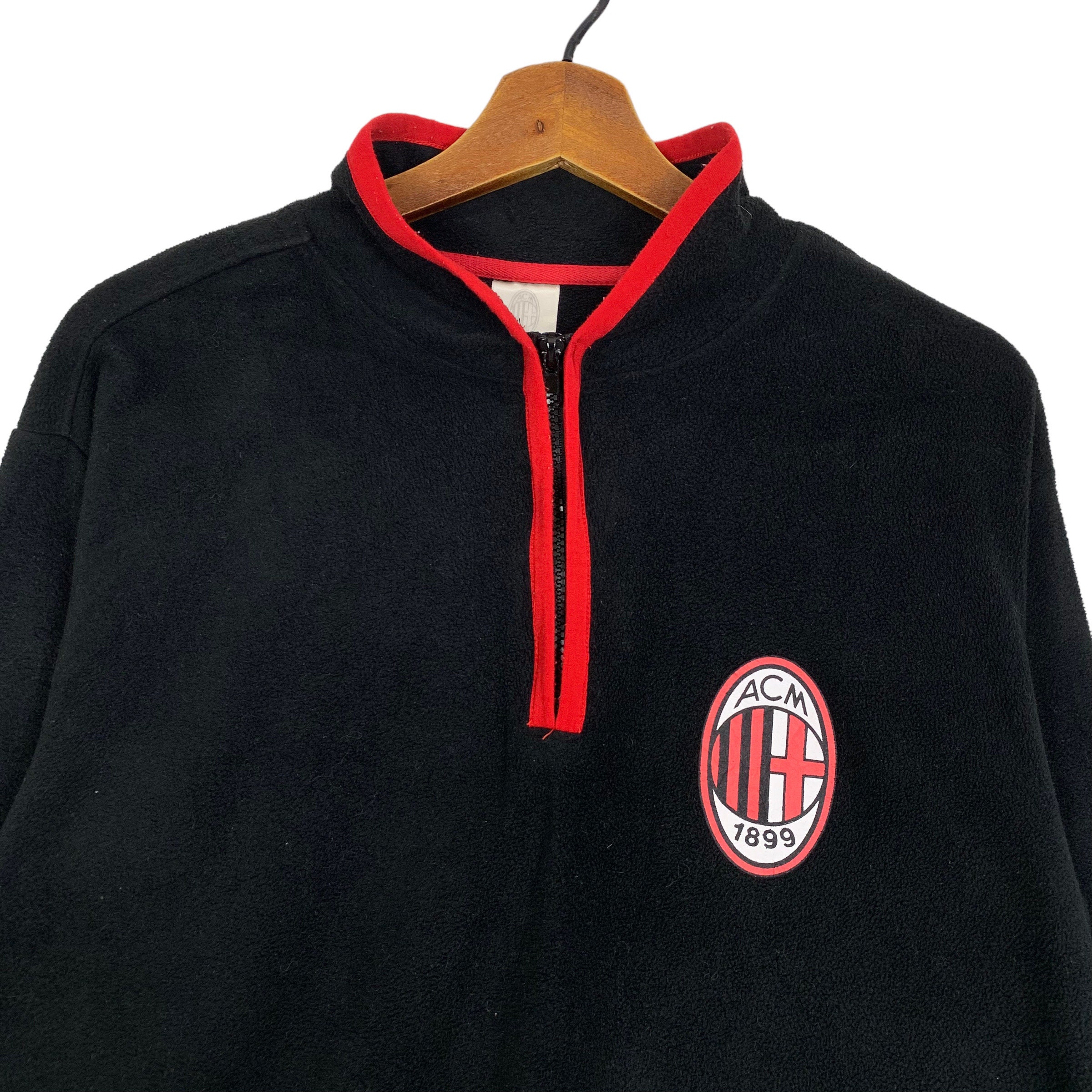 Vintage AC Milan Football Fleece Sweatshirt - Etsy
