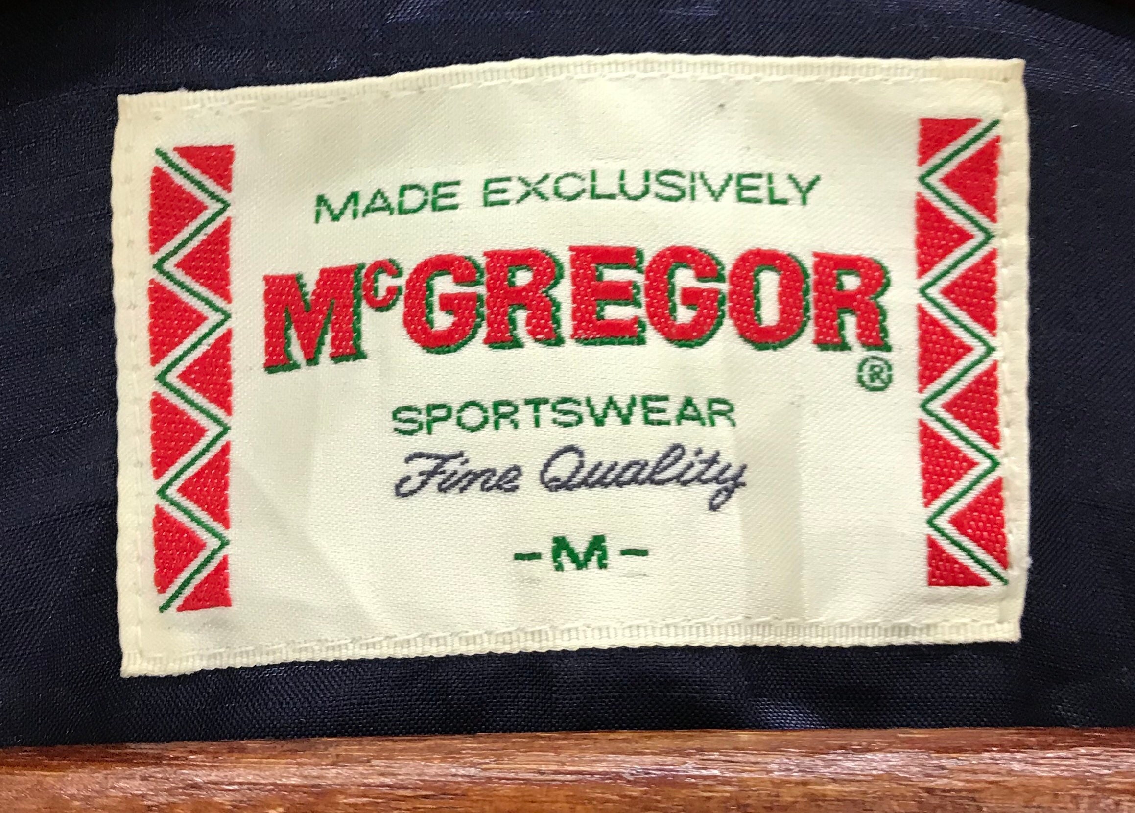 Vintage Mcgregor Lifestyle Brand Jacket up Zip Mcgregor Good
