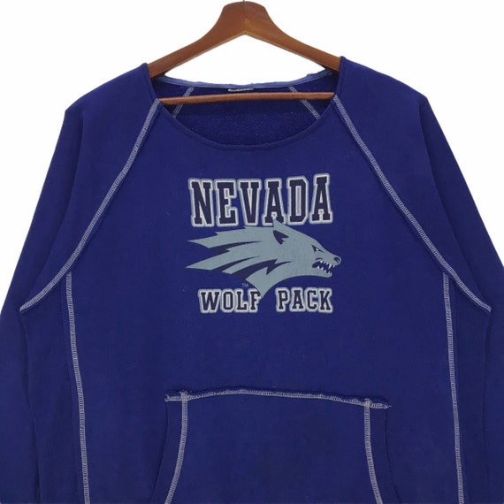 Vintage Nevada Wolf Pack Football Sweatshirt Univ… - image 4