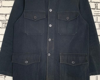 Vintage Agnes B Chore Workers Jacket Made in France Size 48 - Etsy