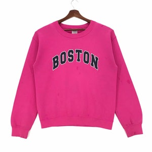 Felpa vintage del Boston College, maglione Spellout Boston, felpa vintage di piccole dimensioni.