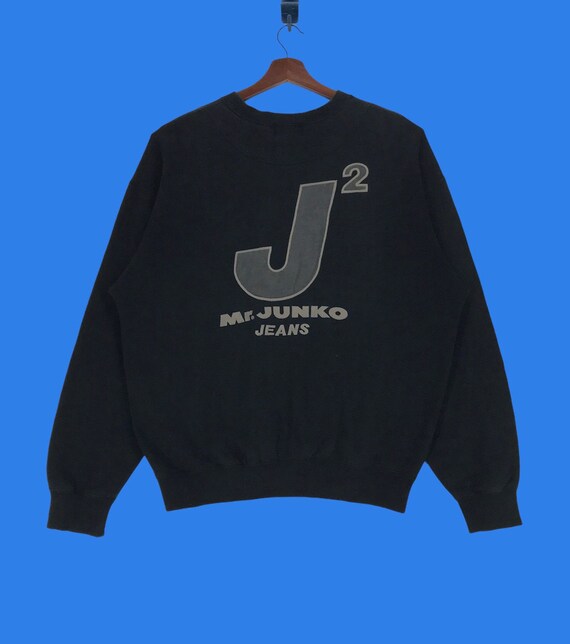 【※90's 希少】Mr.JUNKO ミスタージュンコ★3Dロゴ スウェット L Mr.JUNKO】ミスタージュンコスウェット90sヴィンテージ刺繍ロゴ