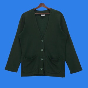 Vintage Norma Kamali American fashion Designer Cardigan Pullover Jumper Medium Size Vintage Sweatshirt.