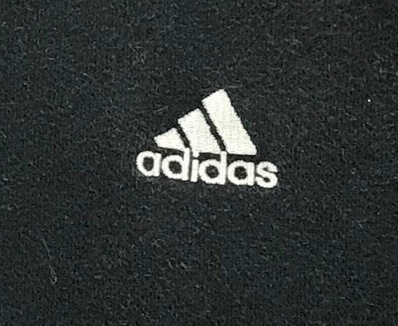 Vintage Adidas Half Zip Sweatshirt Small Logo Lar… - image 4