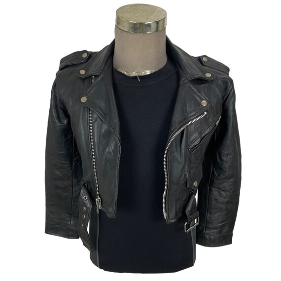 Vintage Biker Jacket Double Collar Shotgun Leather Jacket - Etsy Vintage Biker Jacket Double Collar Shotgun Leather Jacket - Etsy