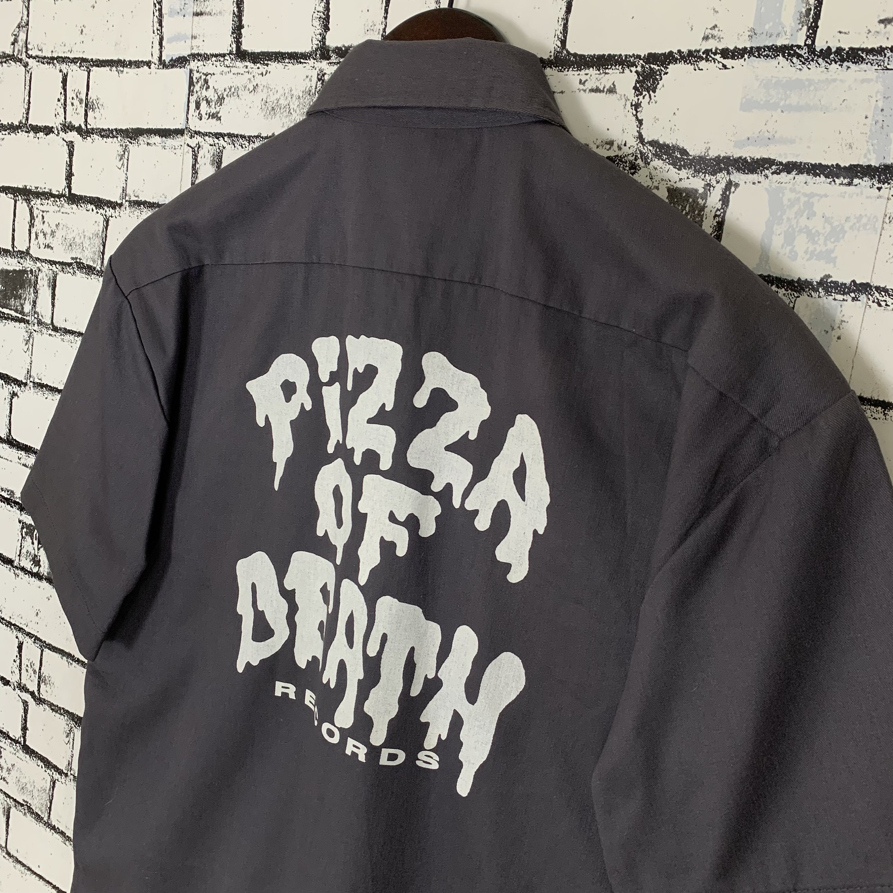 [廃盤] dickies✖︎pizza of death work shirt M Vintage Dickies Work Shirt Pizza of Death Shirt Size Small - Etsy UK