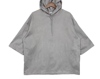 Vintage Takeo Kikuchi Hoodie Shirt - Japanese Designer Pullover (Size Large)