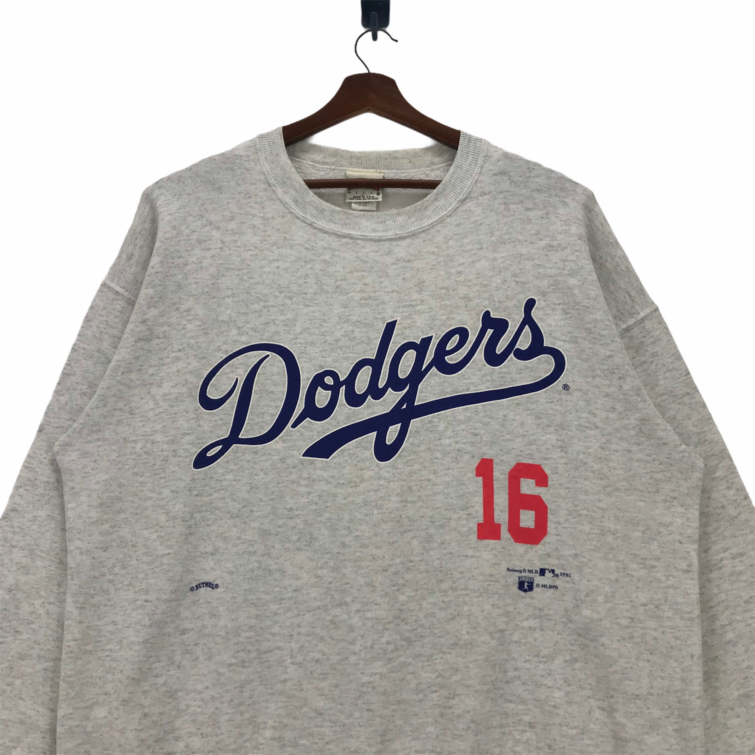 Nutmeg LA Dodgers Nomo 16 Tシャツ グレー Lです。 応援グッズ