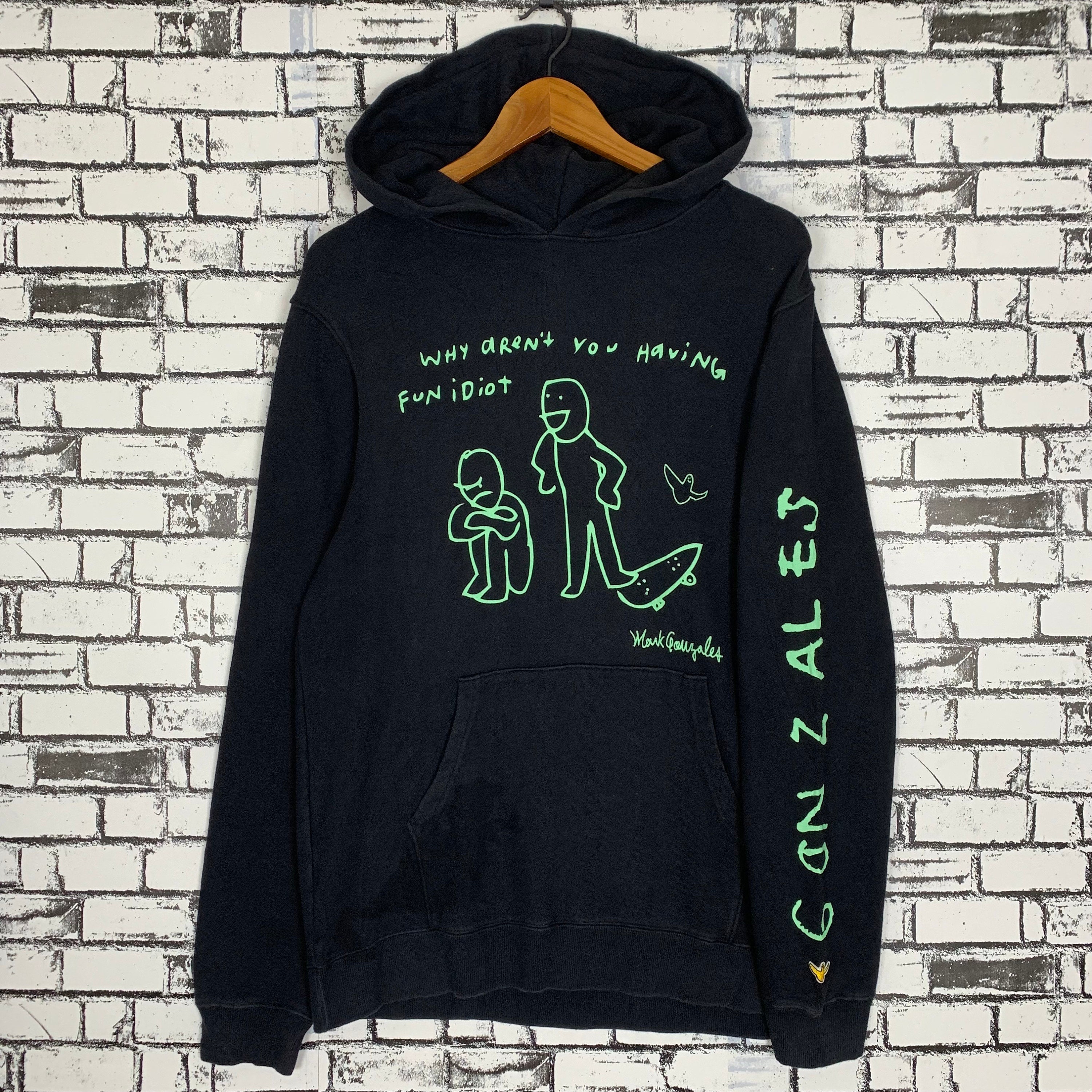 Mark Gonzales Hoodie - Etsy Canada