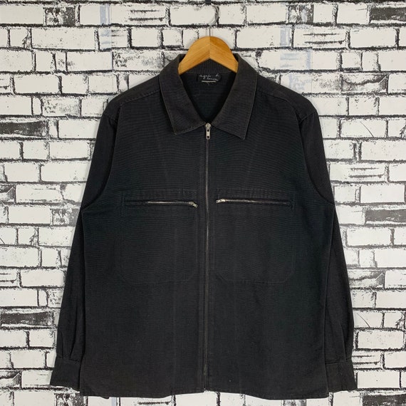 Vintage Agnes B Homme Zipper Jacket - Etsy Norway