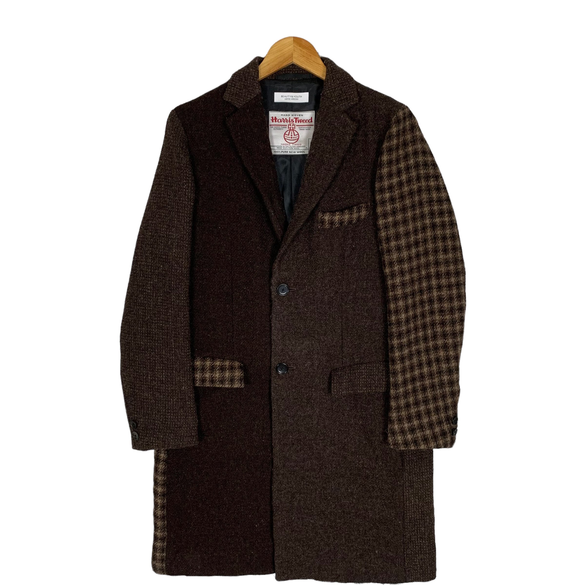 UNITED ARROWS HARRIS TWEED クレイジー ジレ UNITED ARROWS HARRIS