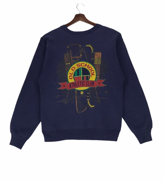 Vintage Old School Athletic Club Sweatshirt Etsy UK